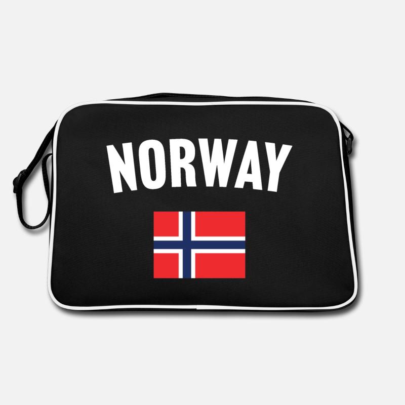 Drapeau de la Norvège Sac Retro