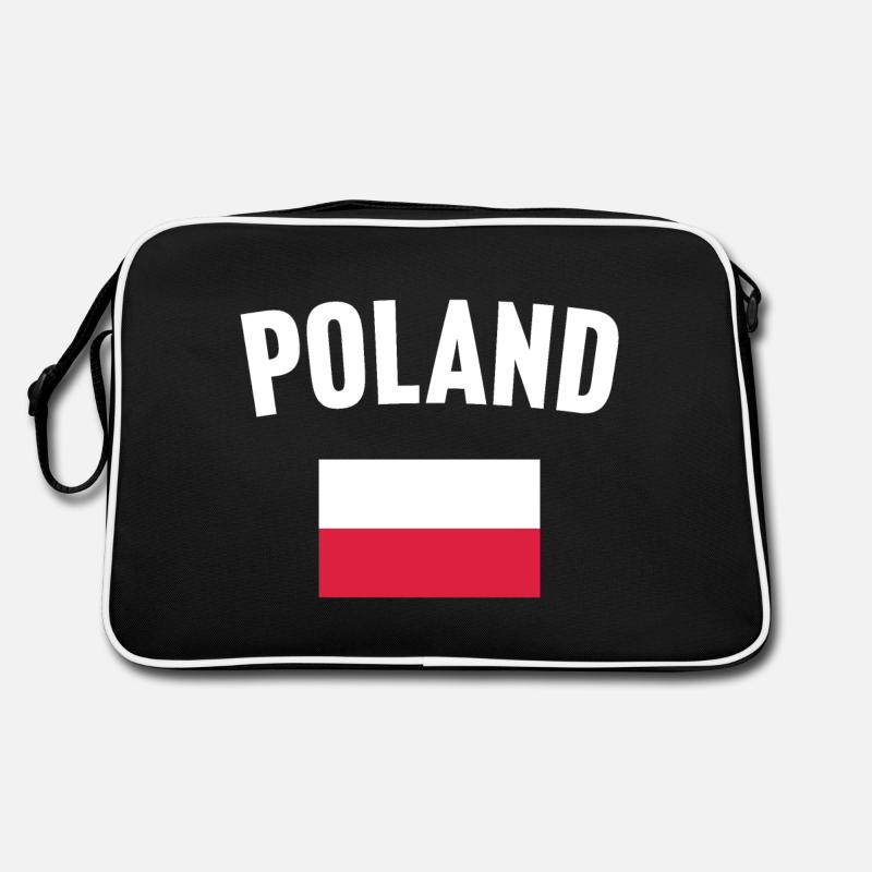 Poland Flag Retro Bag