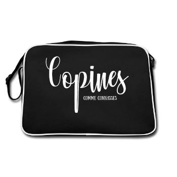 copines comme connasses - Sac Retro - noir/blanc - Dos