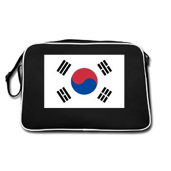 Corée du Sud - Sac Retro - noir/blanc - Dos