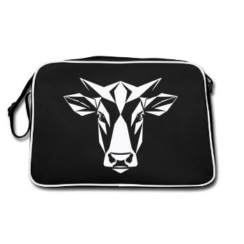 Bulle Polygon -Farm Farmer - Retro Bag - black/white - Back