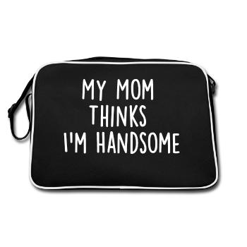 Ma mère pense que je suis belle - Sac Retro - noir/blanc - Dos