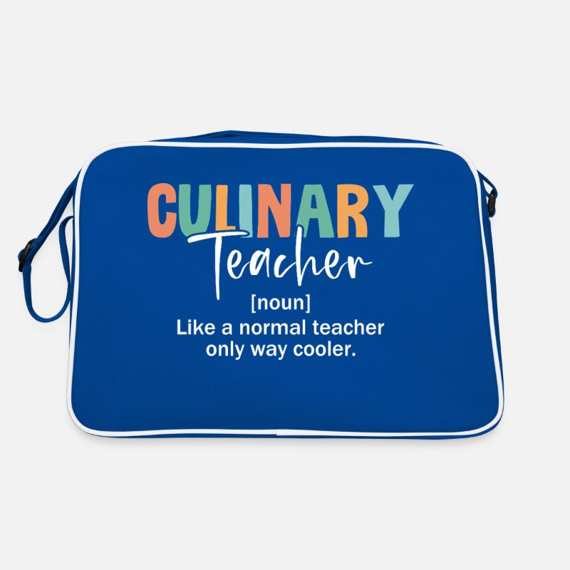 Cool Culinary Instructor Definition Retro Bag