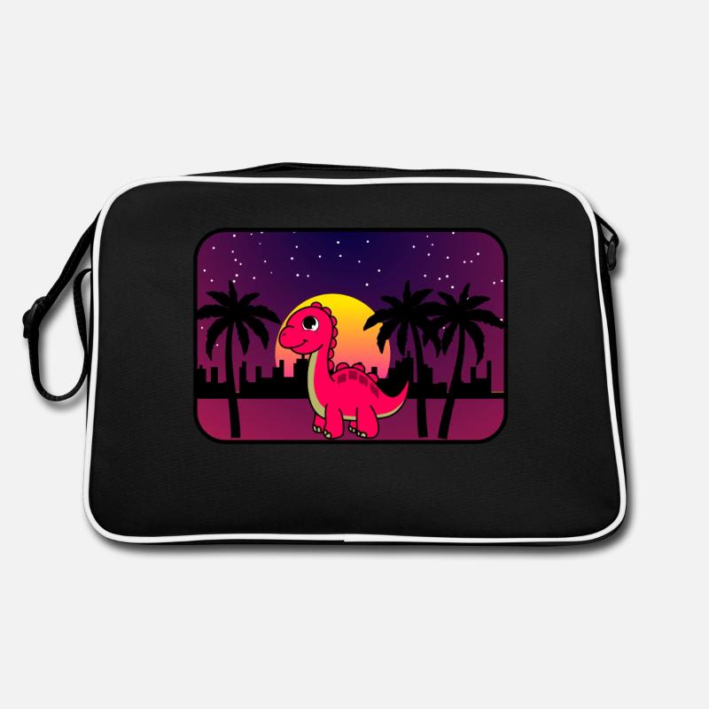 Dino Retro Wave Retro Tasche
