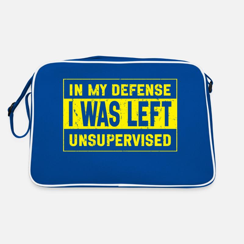 I was left unsupervised Retro Bag