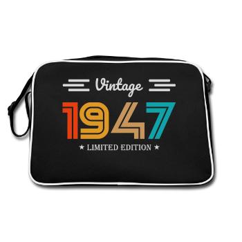 1947 - Year 1947 - Year 1947 - Retro Bag - black/white - Back