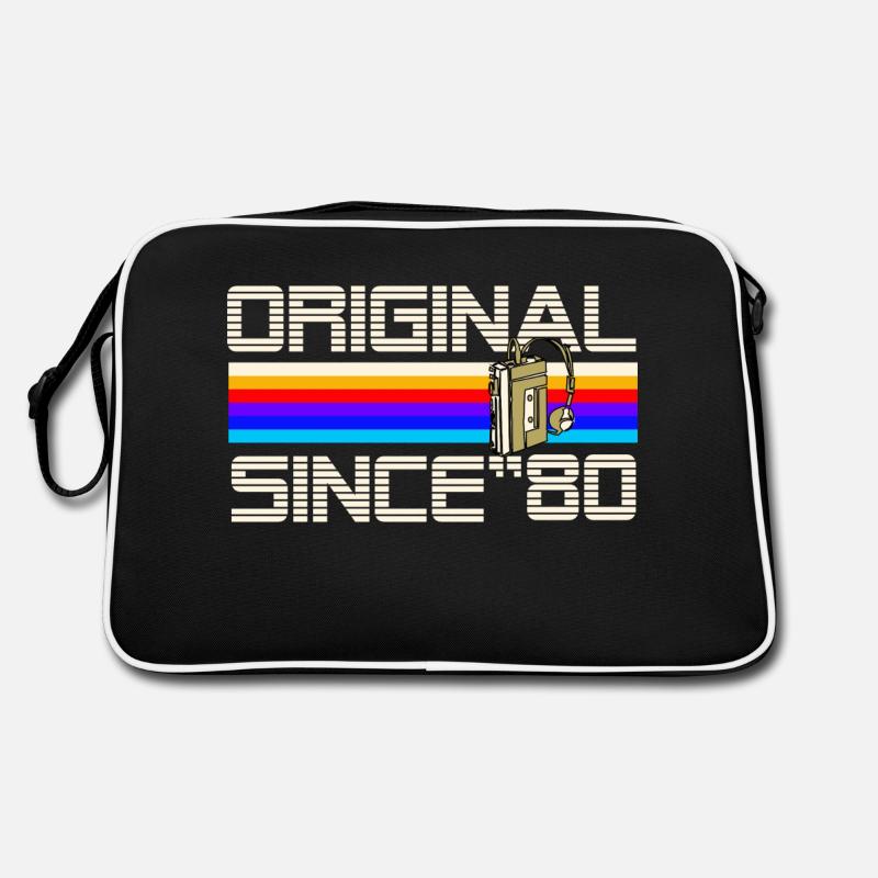 Since 80 - Sac Retro - noir/blanc
