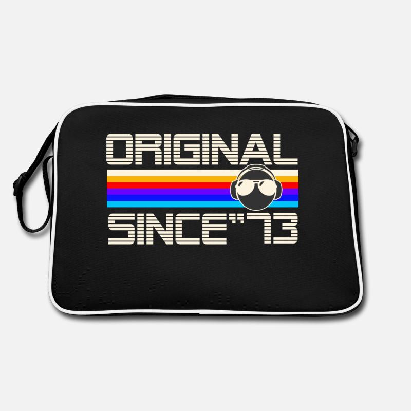 Seit 73 - Retro Tasche - Schwarz/Weiß