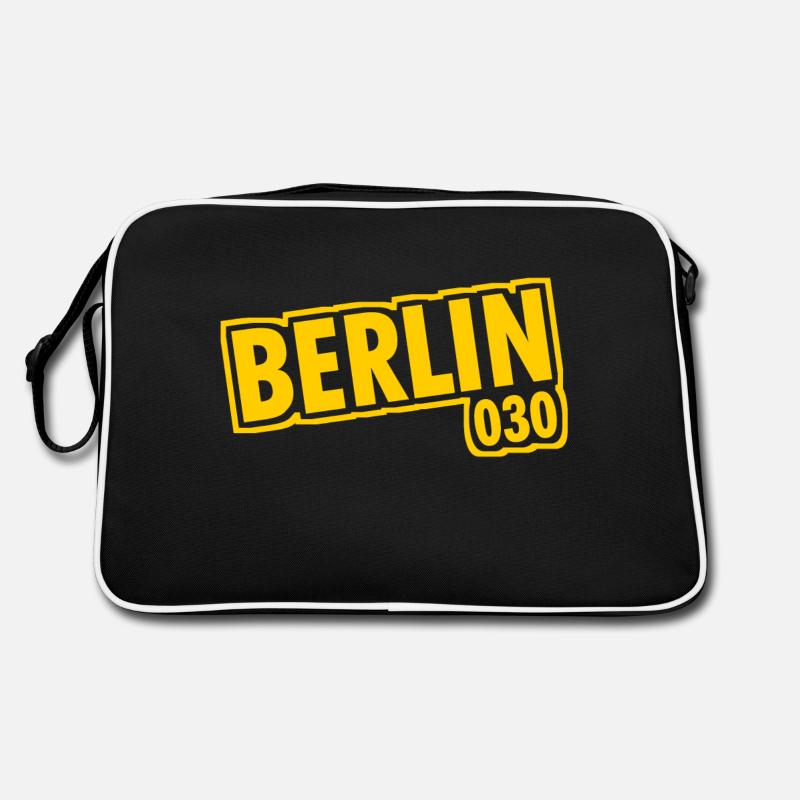 Berlin - 030 - Capital - Germany - Area Code Retro Bag