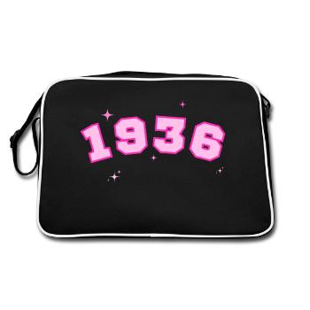 1936 rose étoile - Sac Retro - noir/blanc - Dos
