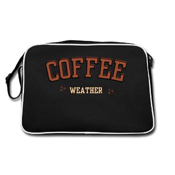 Coffee weather - Sac Retro - noir/blanc - Dos