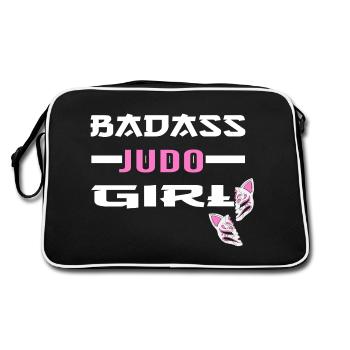 Judo Arts Martiaux-JUDO Judoka Judo Fille - Sac Retro - noir/blanc - Dos