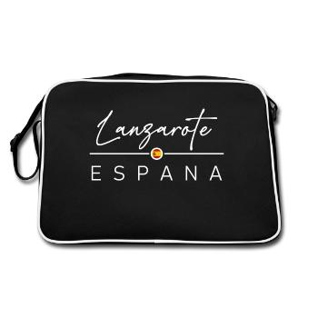 Espagne - Lanzarote - Espagne - España - Sac Retro - noir/blanc - Dos