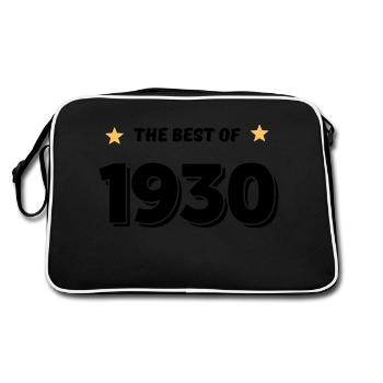 Best of 1930 - Retro Bag - black/white - Back