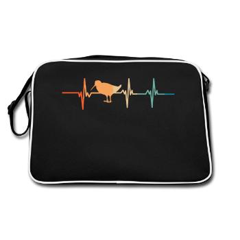 Battement de cœur bécasse - Sac Retro - noir/blanc - Dos