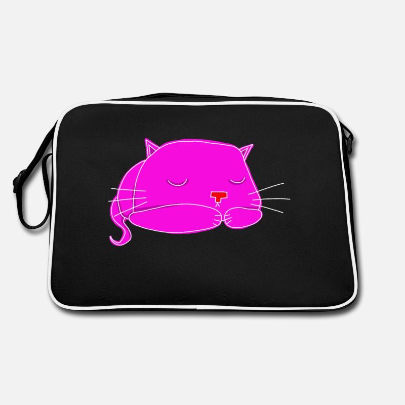 sleeping cat Retro Bag