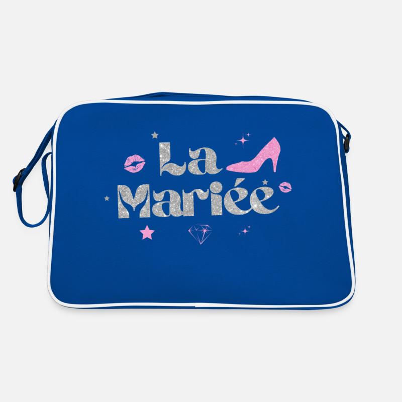 Die Silberne Braut Retro Tasche