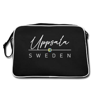 Schweden - Uppsala - Suède - Sverige - Sac Retro - noir/blanc - Dos