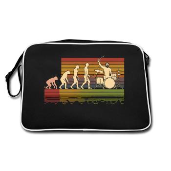 Batteur Evolution Drums - Sac Retro - noir/blanc - Dos