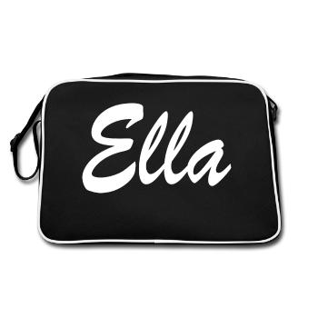 Ella - Sac Retro - noir/blanc - Dos