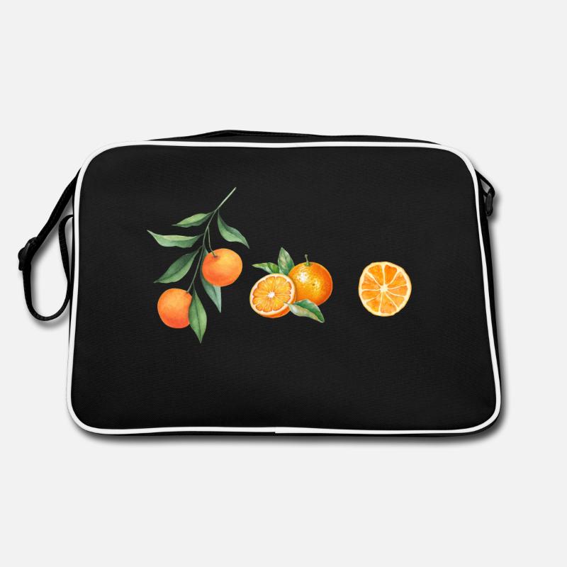 orange orange orange Retro Tasche