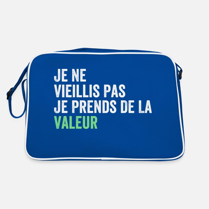 I'm not getting old, I'm increasing in value Retro Bag
