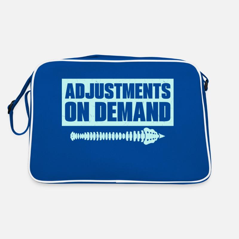 Adjustments On Demand Chiropractor Physical Therap Retro Bag