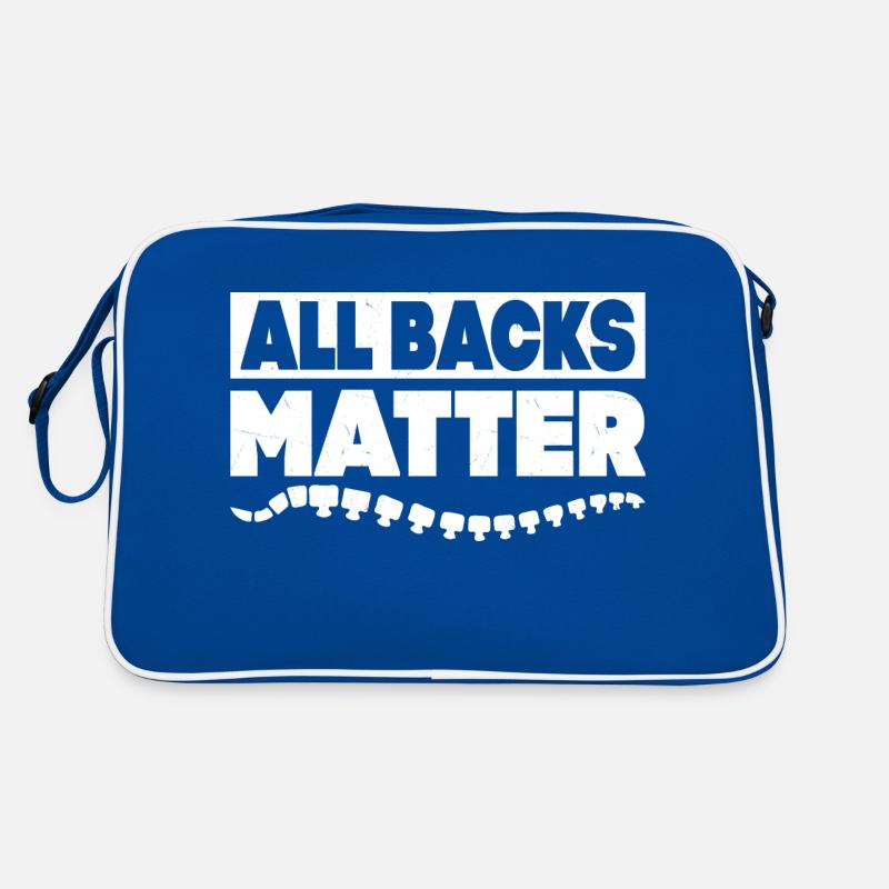 All Backs Matter Physical Therapist Chiropractor Retro Tasche