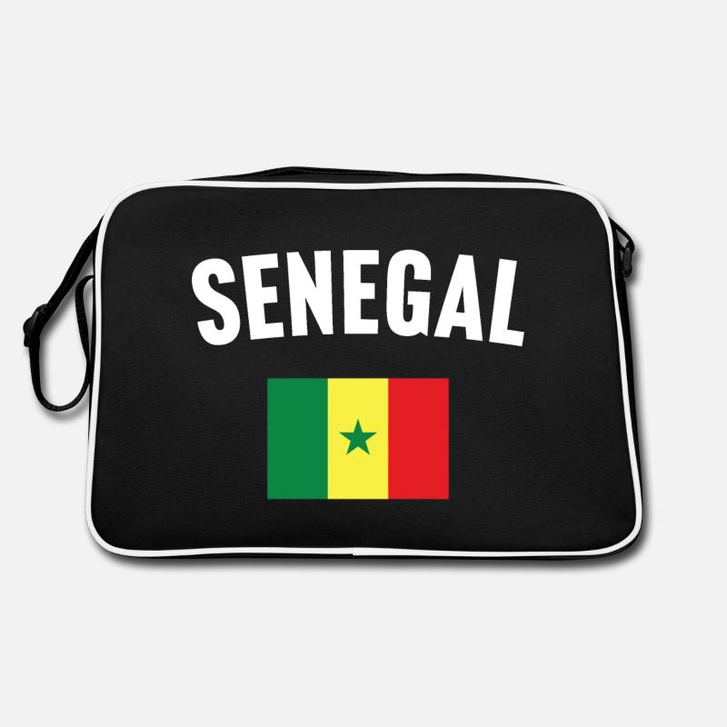 Drapeau du Sénégal Sac Retro