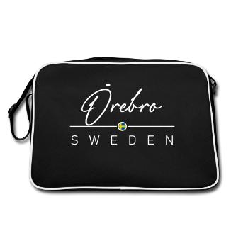 Schweden - Örebro - Suède - Sverige - Sac Retro - noir/blanc - Dos