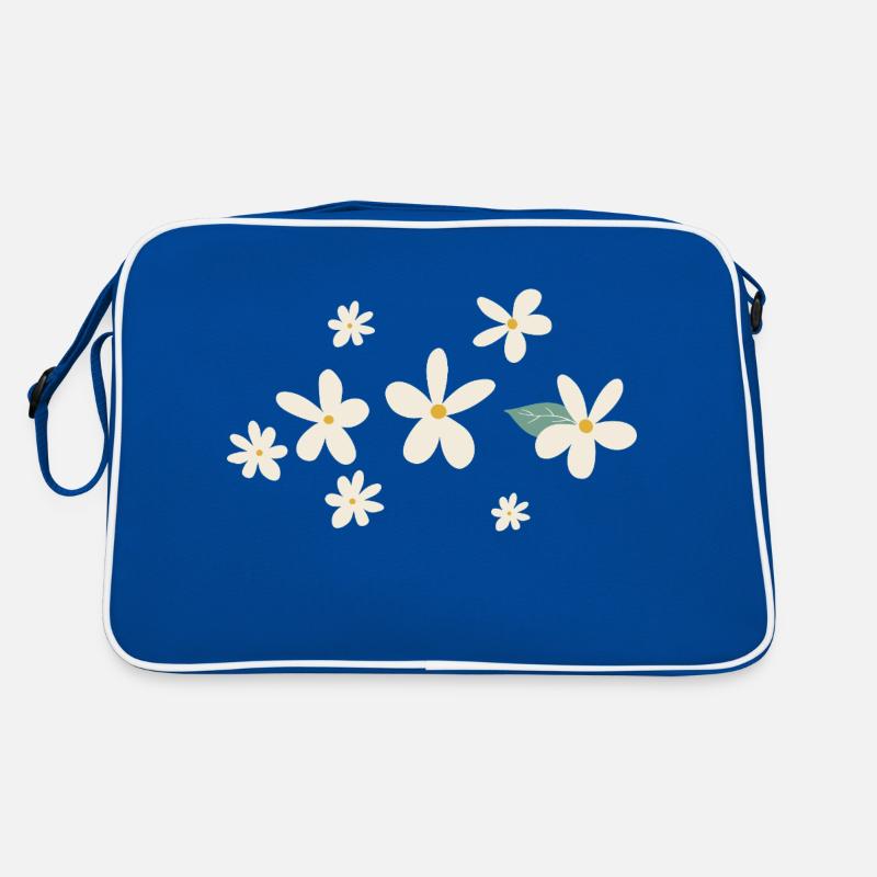 Blumen Gänseblümchen Geschenkidee Retro Tasche