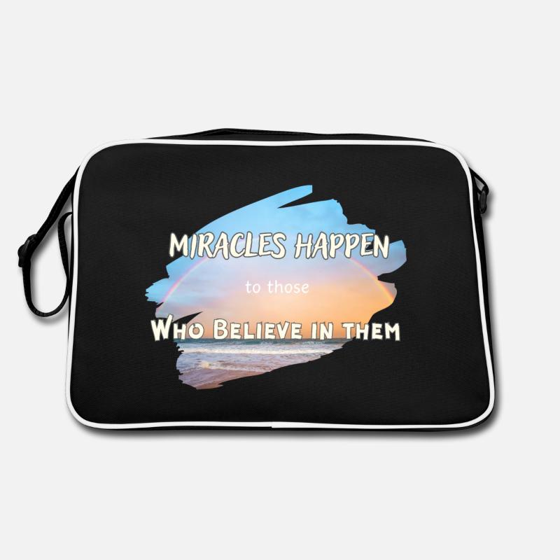 Miracles Happen Retro Bag