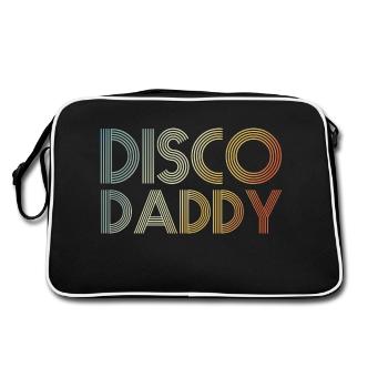 Papa rétro des années 60 des années 70 Costume de fête papa fête des pères - Sac Retro - noir/blanc - Dos