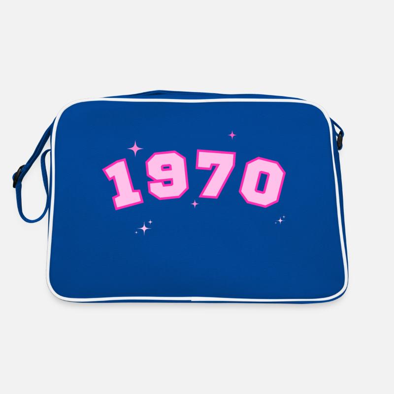 1970 rose étoile Sac Retro