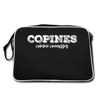 copines comme connasses - Sac Retro - noir/blanc - Dos