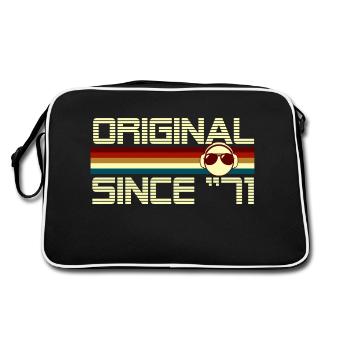 Since 71 - Retro Bag - black/white - Back