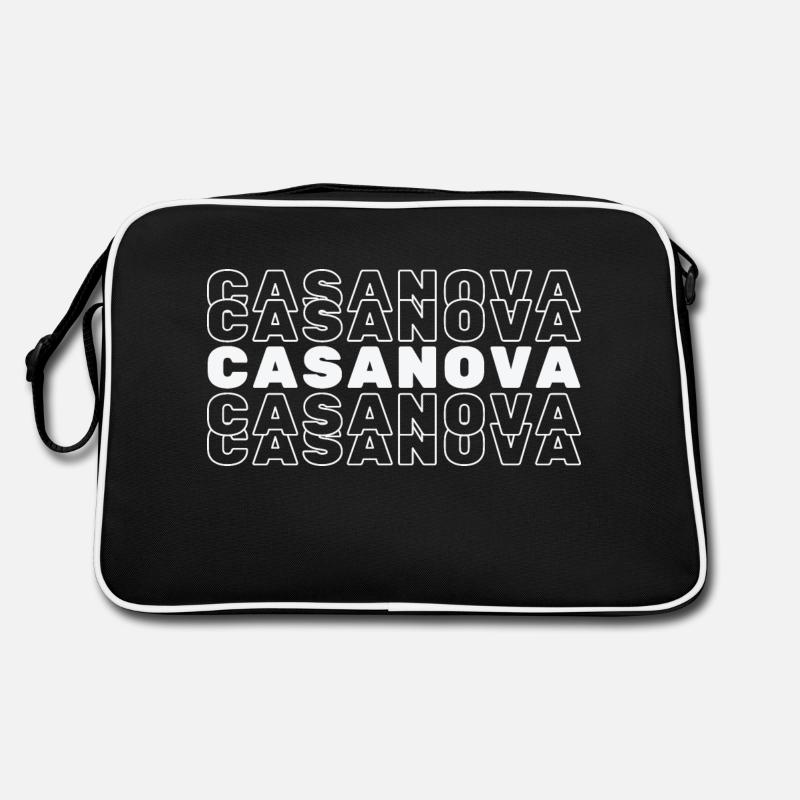 Casanova - Trend 2024 - Retro Tasche - Schwarz/Weiß