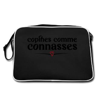 copines comme connasses - Sac Retro - noir/blanc - Dos