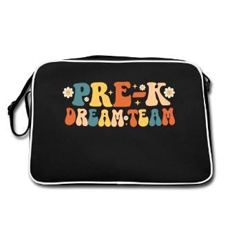 Pre-k Dream Team Rétro Groovy - Sac Retro - noir/blanc - Dos