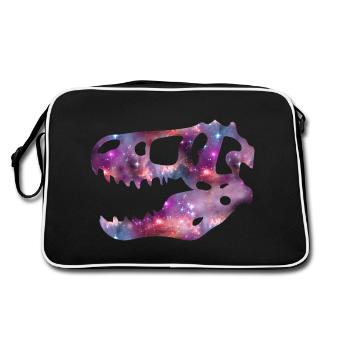 Tyrannosaurus Rex Crâne Espace T-Rex cool - Sac Retro - noir/blanc - Dos