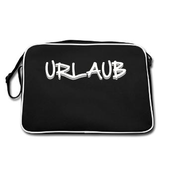 VACANCES - Sac Retro - noir/blanc - Dos