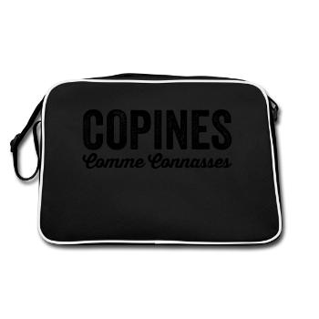 copines comme connasses - Sac Retro - noir/blanc - Dos