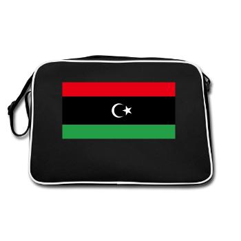 Libya - Retro Bag - black/white - Back