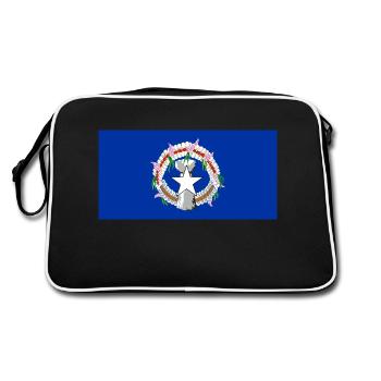 Northern Marianas - Retro Bag - black/white - Back