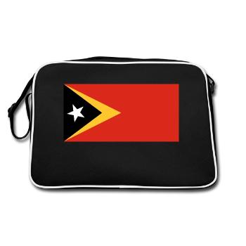 Timor oriental - Sac Retro - noir/blanc - Dos