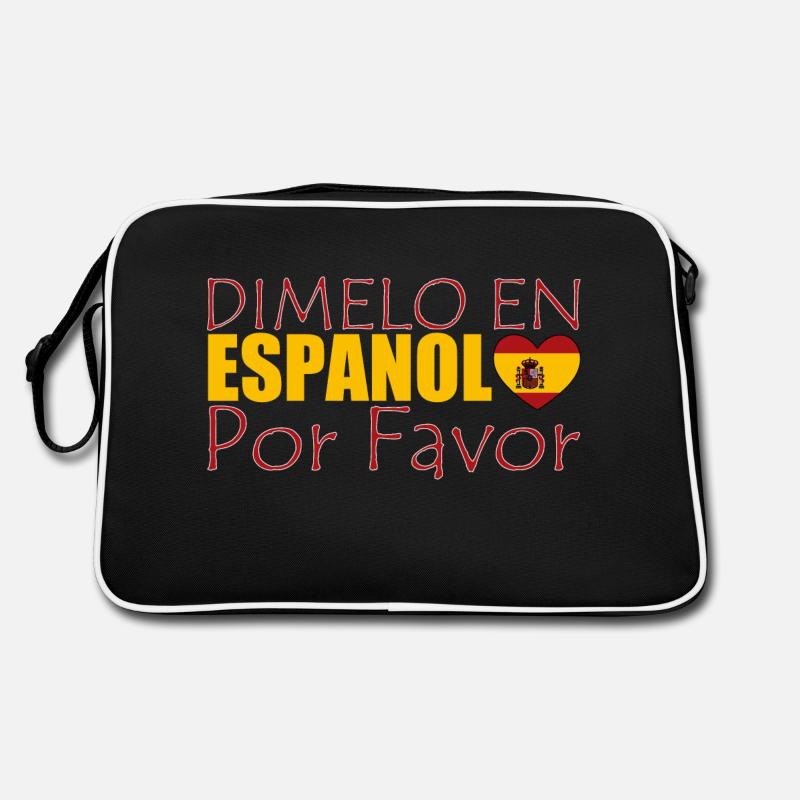 Spanisch Spanisch Lehrer Sprache Retro Tasche
