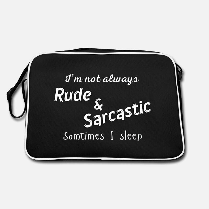 Rude & Sarcastic Retro Bag