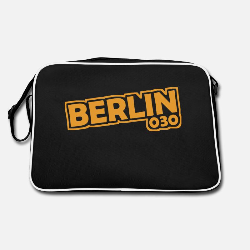 Berlin - 030 - Capital - Germany - Area Code Retro Bag