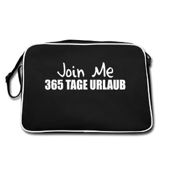 365 JOURS DE VACANCES - Sac Retro - noir/blanc - Dos