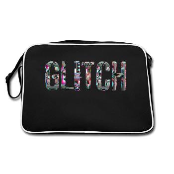 Glitch Ordinateur PC Électronique Gaming Media Art - Sac Retro - noir/blanc - Dos